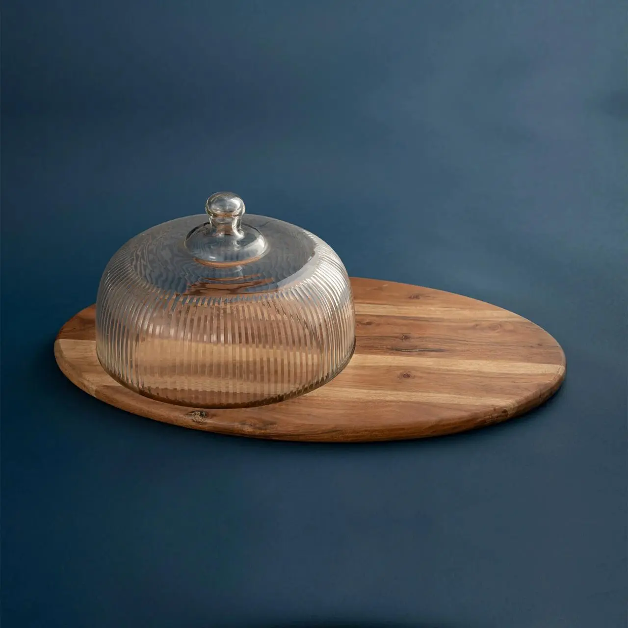 Glass Cheese Dome Server